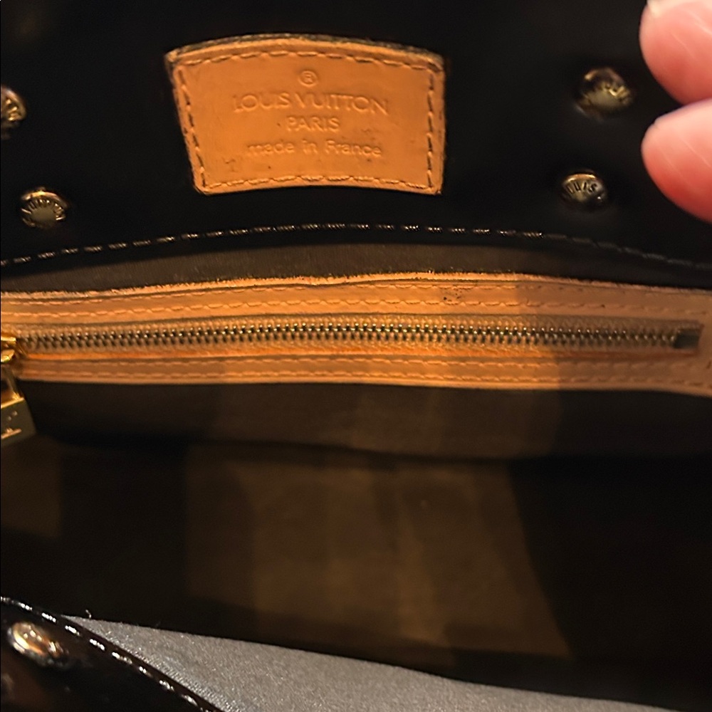 Louis Vuitton Black Vernis Lead PM handbag VGC - Picture 3 of 15